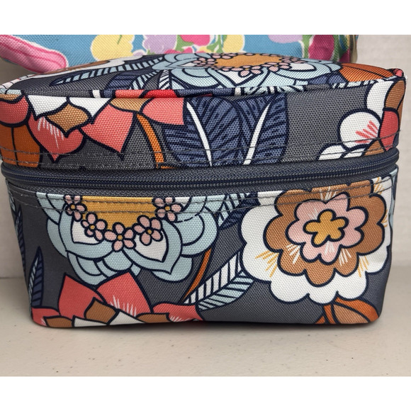 Vera Bradley Lilly Pulitzer Cosmetic Makeup Bag Lot Tropical Evening Floral NWOT - Picture 4 of 16